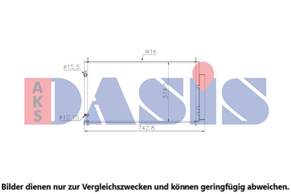 AKS DASIS Kondensaator,kliimaseade 102041N